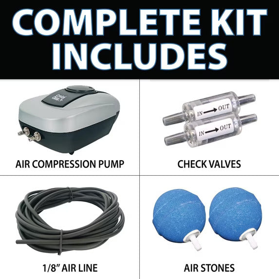 Airmax PondAir 2 Pond Aeration Kit – Ponds up to 1,000 Gallons