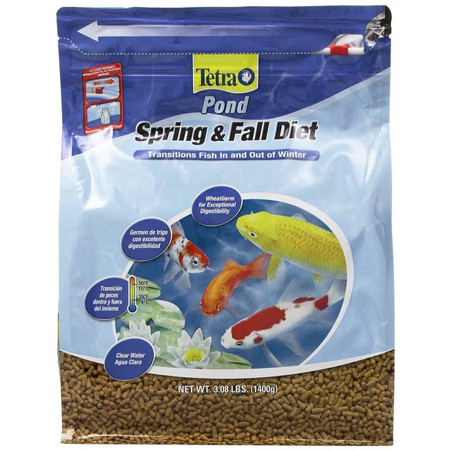 TetraPond Spring & Fall Diet Fish Food – 3.08 lb